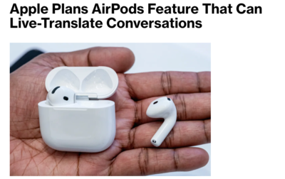 翻譯徹底失業(yè)!蘋果AirPods耳機(jī)將能實時翻譯,不會英語也能與老外對噴